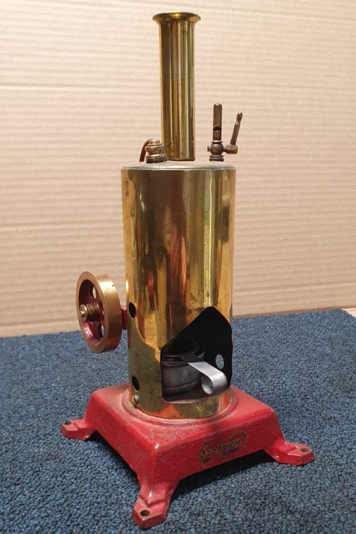 Scorpion vertical steam engine